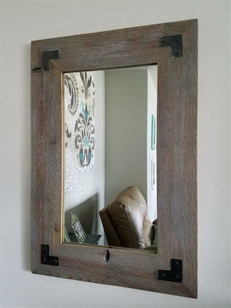 Sweetwater Mirror with Hand Distressed Wood and Metal 